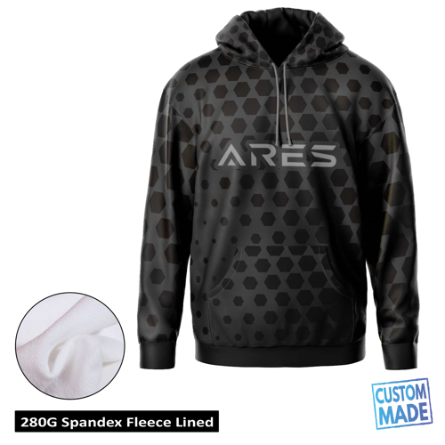 Unisex Sublimation Premium Performance 8.3 Oz Kangaroo Hoodie w/ Fleece Lining