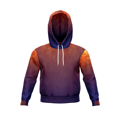 Unisex & Kids' Sublimation 310G Fleece-Lined Cropped Hoodie