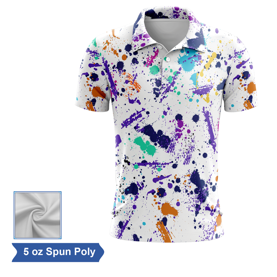 Sublimation Spun Polyester (Cotton Touch) Performance Polo - Men, Women, Kids