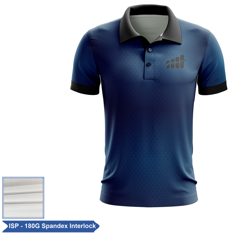 Unisex & Kids' Sublimation Short Sleeve Polo - Spandex