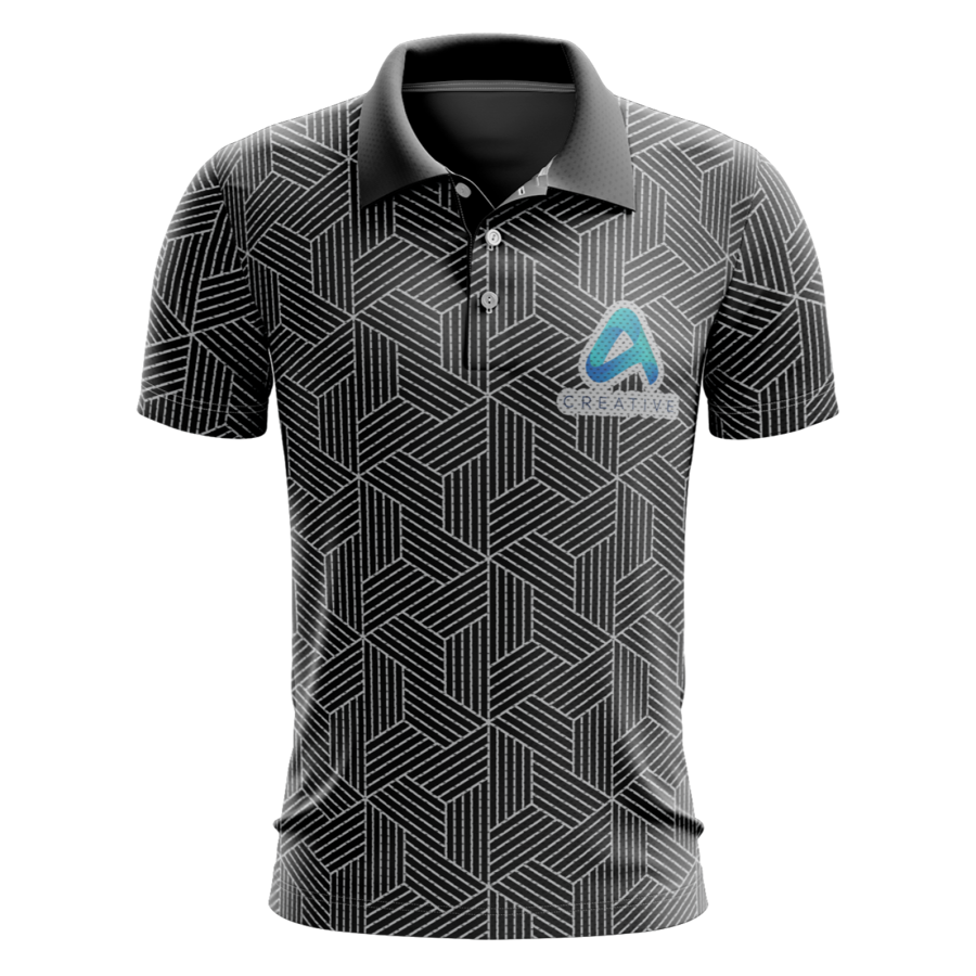 Sublimation Short Sleeve Polo - Birdseye Mesh - Men, Women,