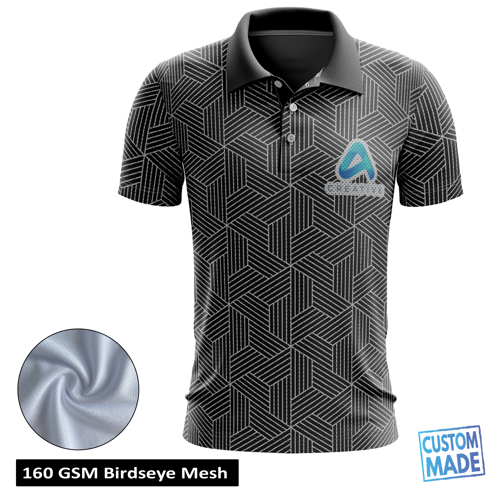 Sublimation Performance Short Sleeve Polo - Birdseye Mesh - Men, Women, Kids