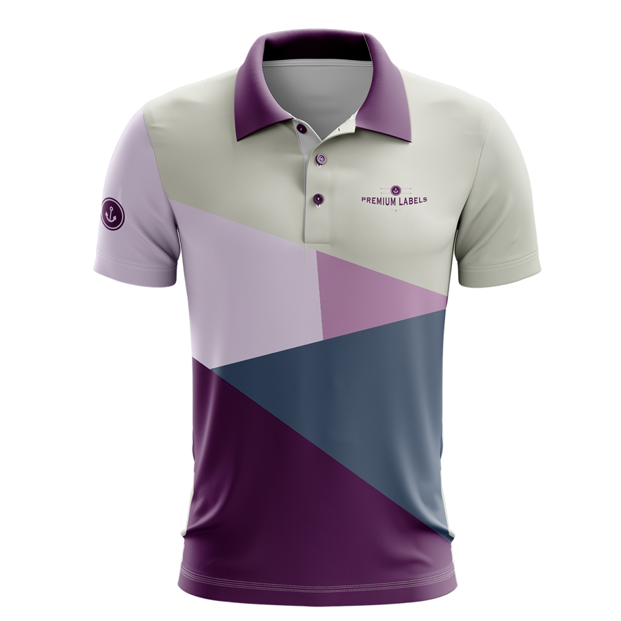 Sublimation Short Sleeve Polo - 180G NBA Fabric - Men, Women, Kids