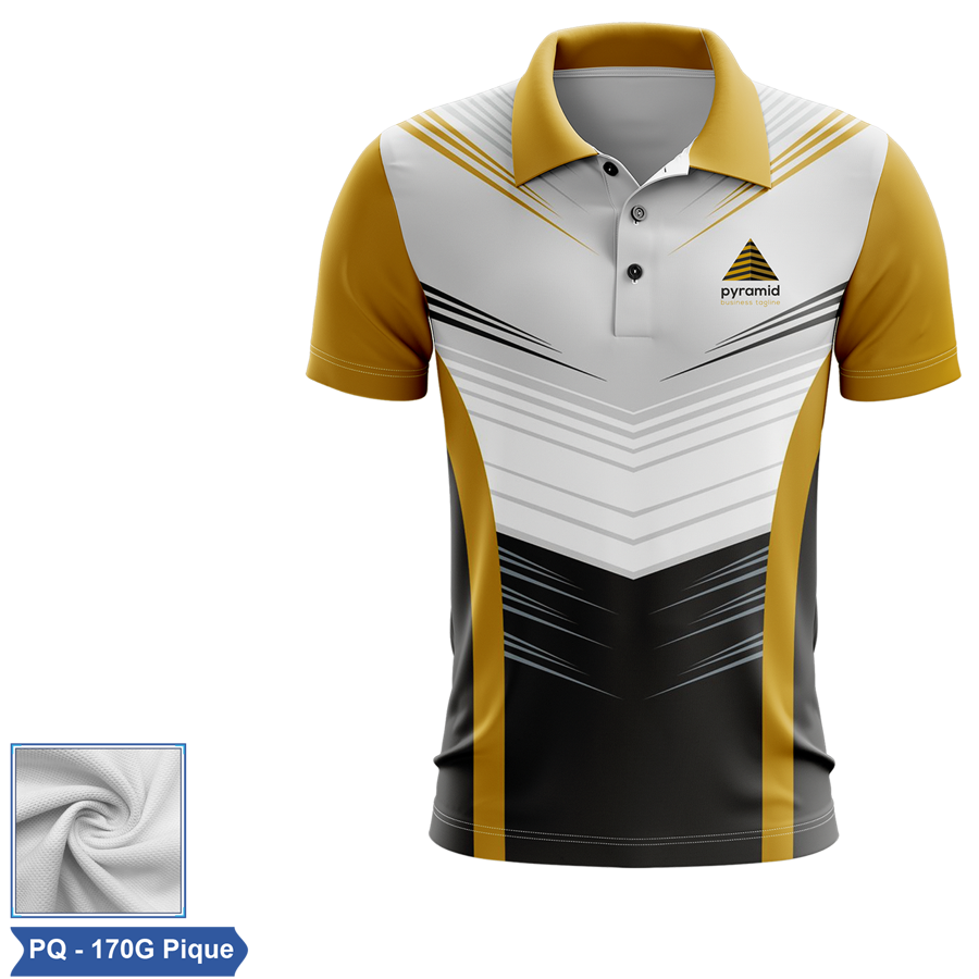 Unisex & Kids' Sublimation Short Sleeve Polo - Pique