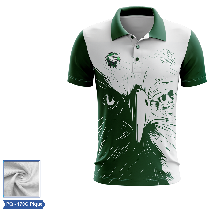 Sublimation Short Sleeve Polo - RPET Pique - Men, Women,