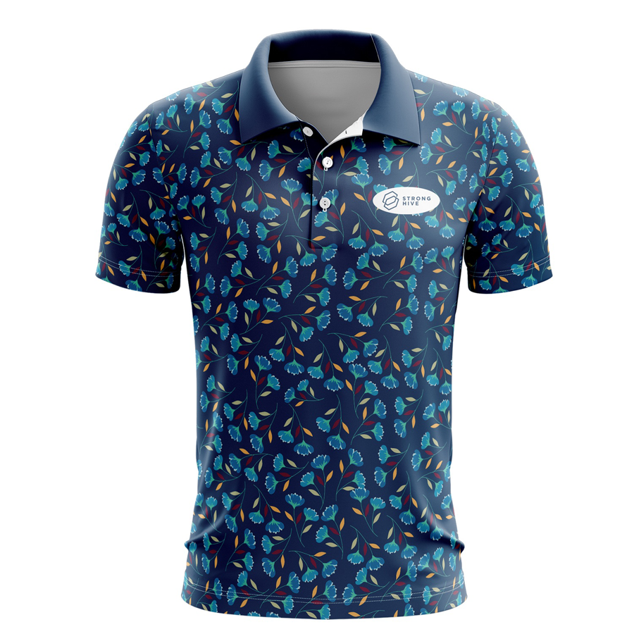 Sublimation Short Sleeve Polo - 180G Silk-Feel Interlock - Men, Women, Kids