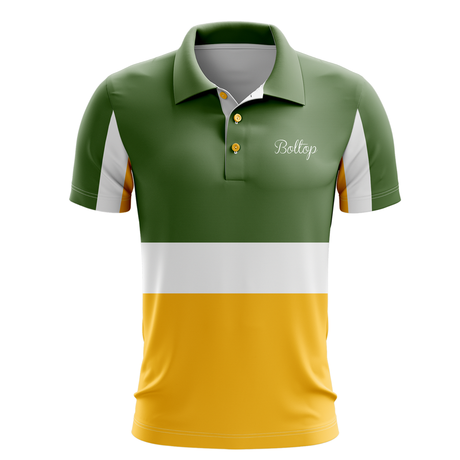 Sublimation Short Sleeve Polo - 125G Waffle Grid - Men,