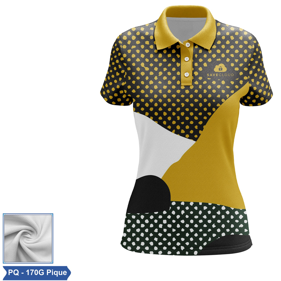 Women's Sublimation Short Sleeve Polo - Pique