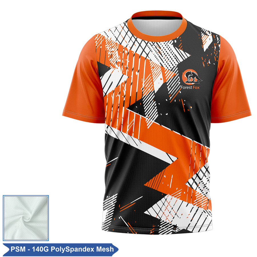 Unisex & Kids' Sublimation 140G Mesh Short Sleeve T-Shirt