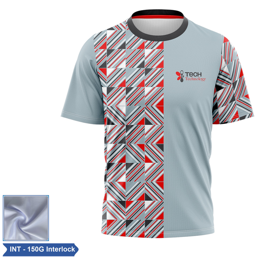 Unisex & Kids' Sublimation Interlock Short Sleeve T-Shirt