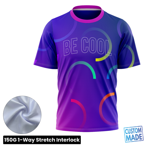 Unisex & Kids' Sublimation Short Sleeve T-Shirt - 150G Interlock