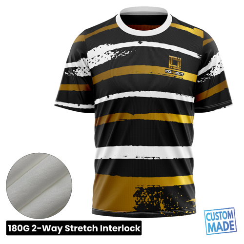 Unisex & Kids' Sublimation Short Sleeve T-Shirt - Spandex Interlock