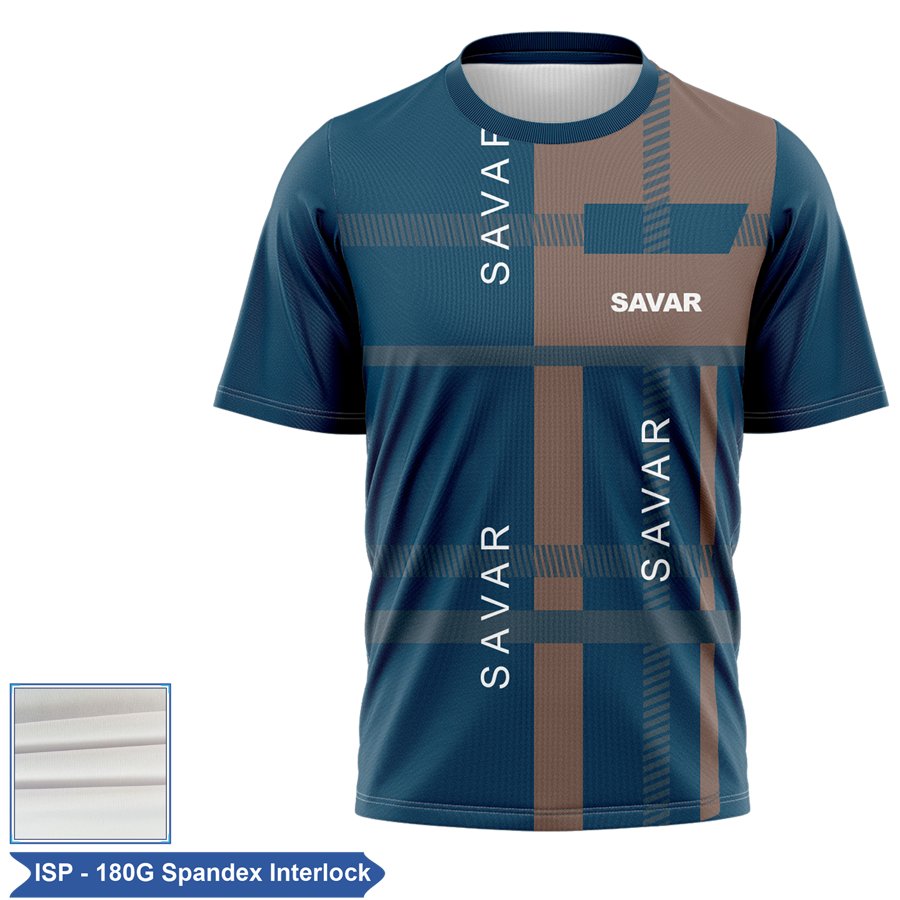 Unisex & Kids Sublimation Spandex Interlock Short Slv TShirt