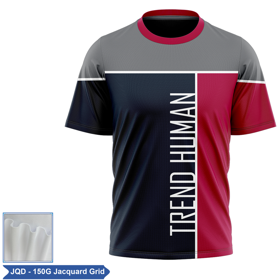 Unisex & Kids Sublimation Jacquard Short Sleeve T-Shirt