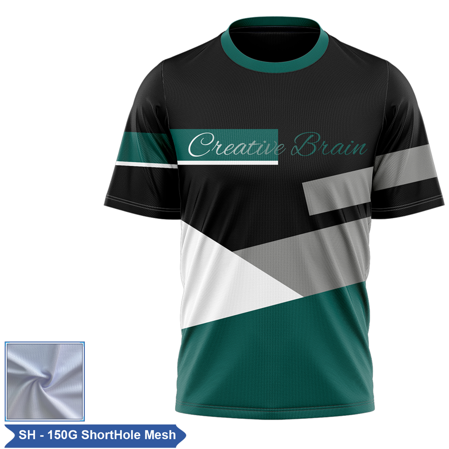 Sublimation Short Hole Mesh Short Slv Tee - Men, Women, Kids