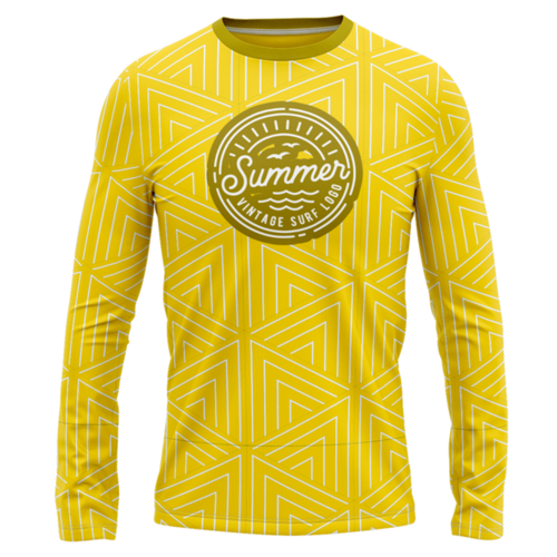 Unisex Sublimation UPF 50+ Long Sleeve T-Shirt - 180G Interlock