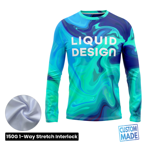 Unisex & Kids' Sublimation Long Sleeve T-Shirt - 150G