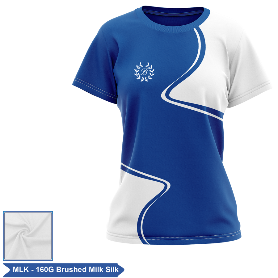 Women's Sublimation 160G Brushed Milk Silk Short Sleeve Tee