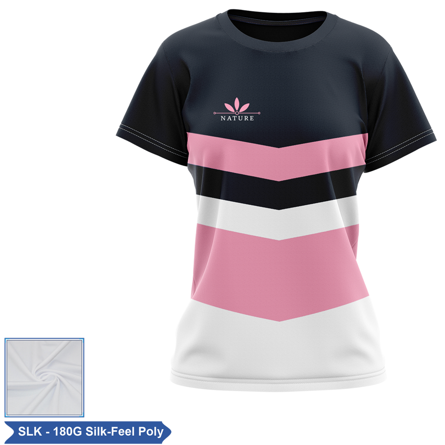 Women's Sublimation 180G Silk-Feel Short Sleeve T-Shirt