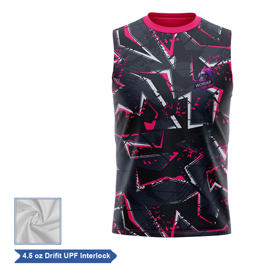 Sublimation UPF DriFit Sleeveless T-Shirt - Men, Women, Kids