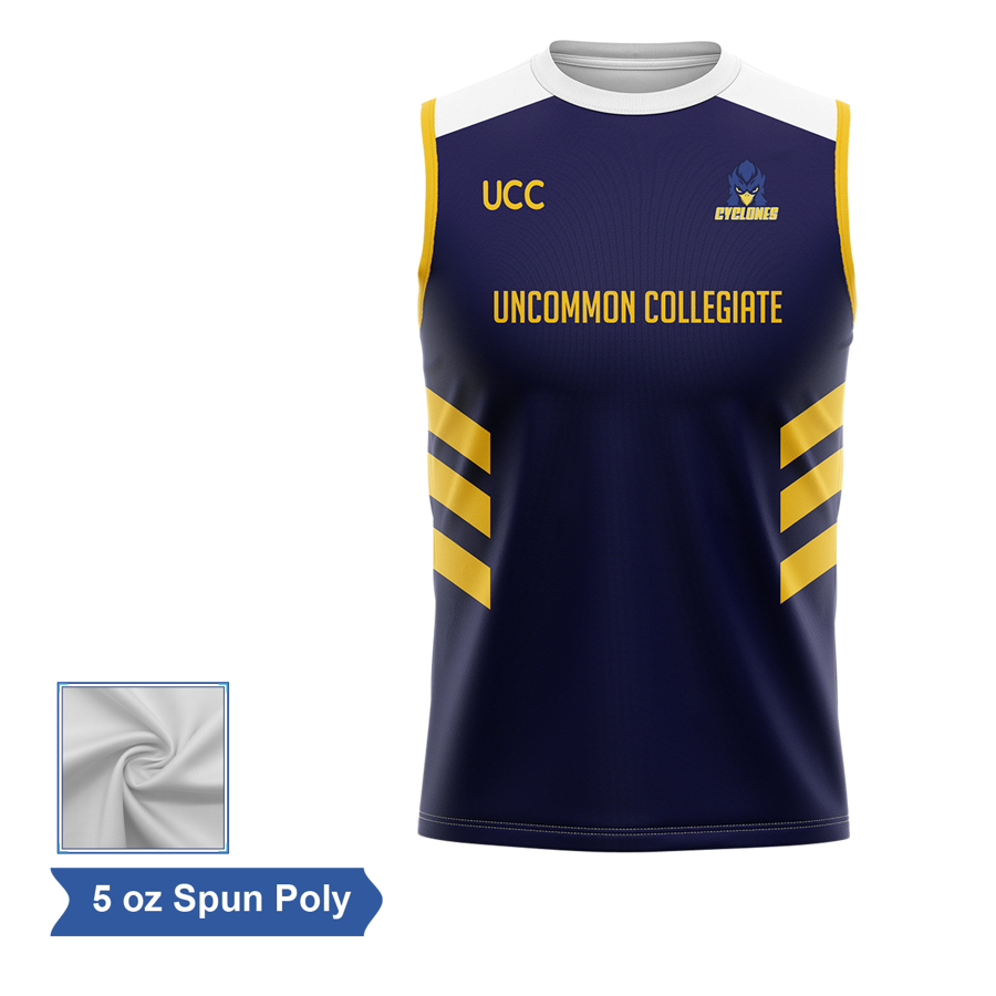 Sublimation Spun Polyester (Cotton Touch) Sleeveless T-Shirt