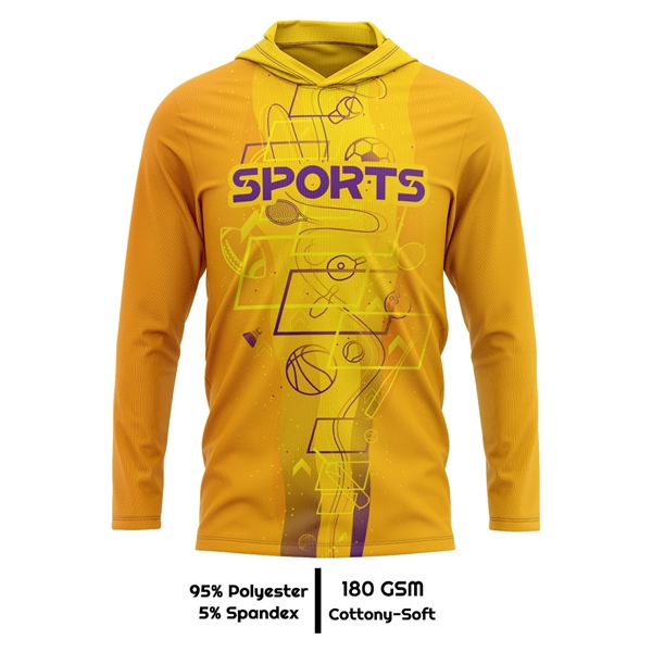 Unisex & Kids' Sublimation 180G Cotton-Feel Long Sleeve