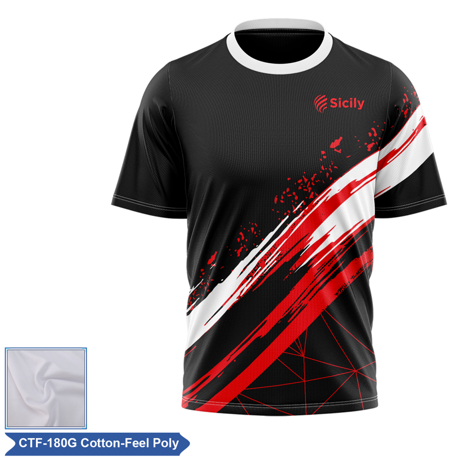 Unisex & Kids' Sublimation Cotton-Feel Short Slv Economy Tee