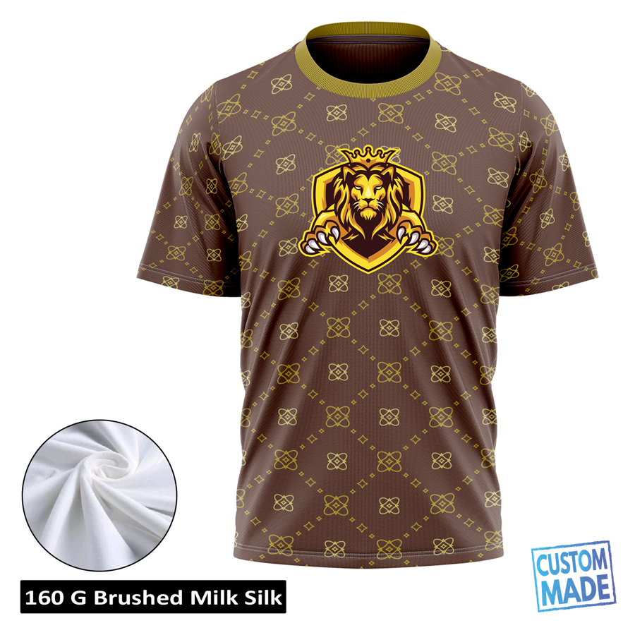 Unisex & Kids' Sublimation Brushed Milk Silk Short Sleeve