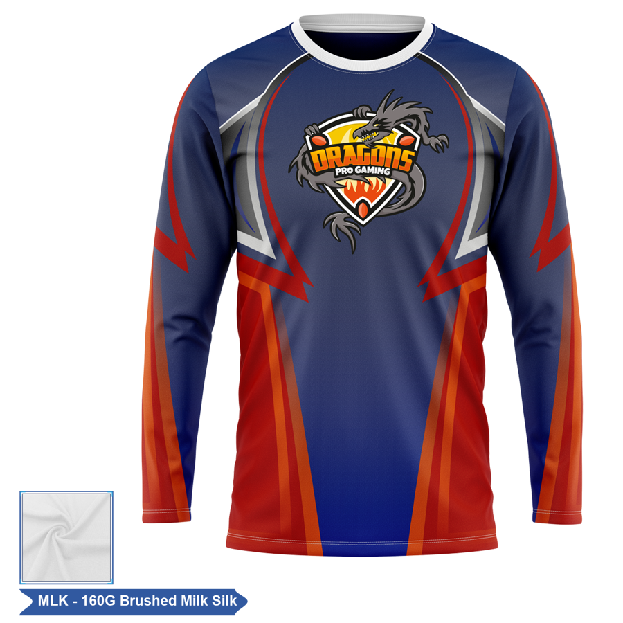 Unisex & Kids' Sublimation Brushed Milk Silk Long Sleeve