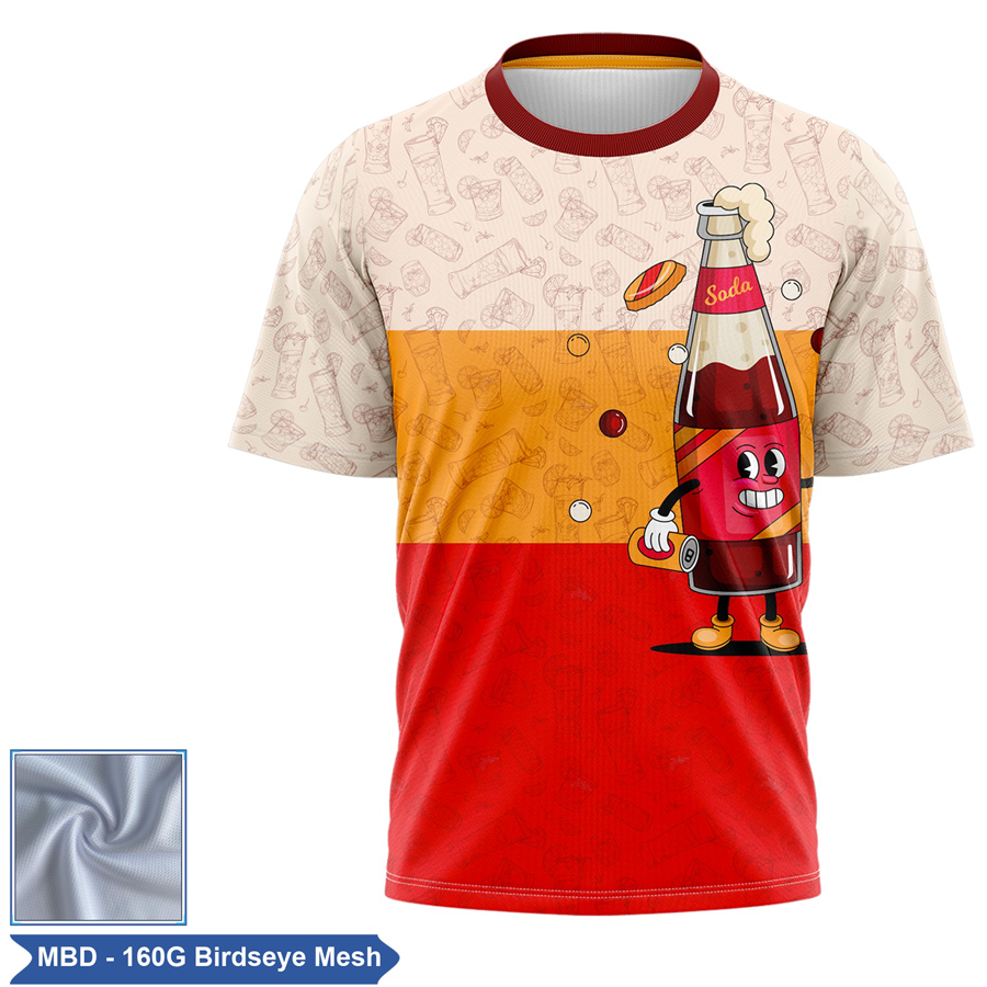 Unisex & Kids Sublimation Birdseye Short Sleeve Economy Tee