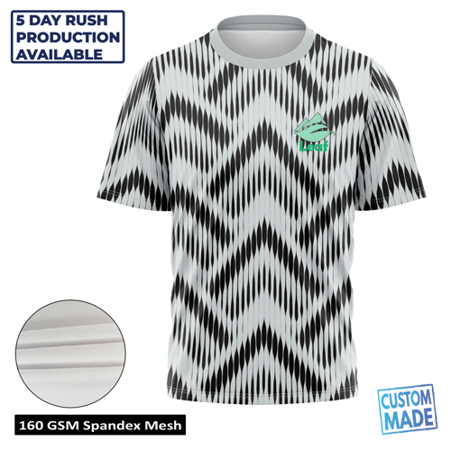 Unisex & Kids' Sublimation Mesh Short Sleeve T-Shirt -