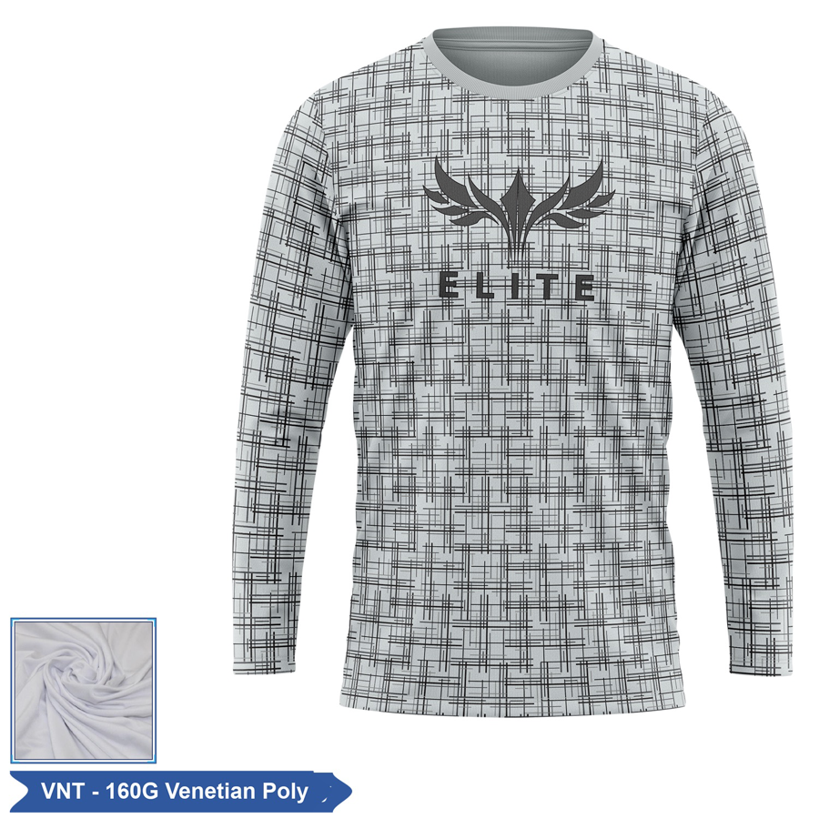 Unisex & Kids' Sublimation Venetian Long Sleeve Economy Tee