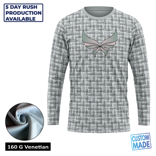 Unisex & Kids' Sublimation Venetian Long Sleeve T-Shirt - Economy