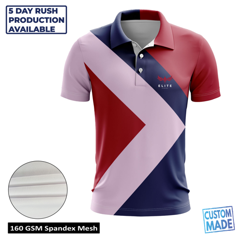 Unisex & Kids' Sublimation Mesh Polo - Economy
