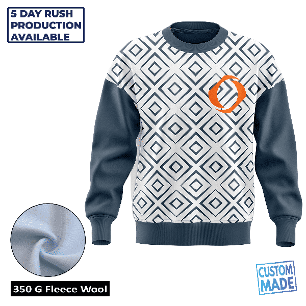 Unisex & Kids' Sublimation 350G Fleece Sweatshirt - Economy