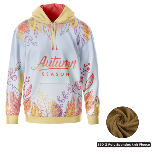 Unisex & Kids Sublimation 350G Fleece Kangaroo Hoodie - Economy