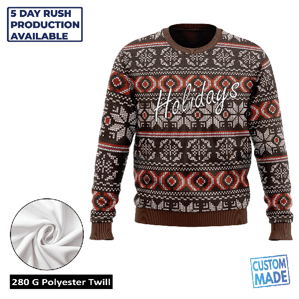 Unisex & Kids' Sublimation 280G Polyester Twill Sweatshirt -