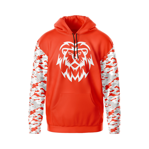 Unisex & Kids' Full Color 7.4 oz Cotton Kangaroo Hoodie