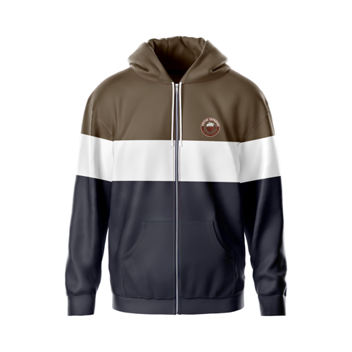 Unisex & Kids' Full Color 9.2 oz Cotton Full Zip Hoodie