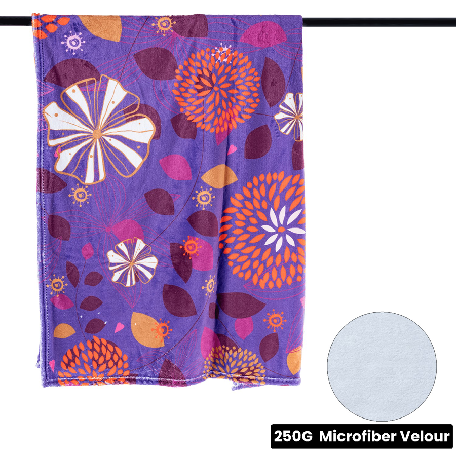Microfiber Velour Beach Towel