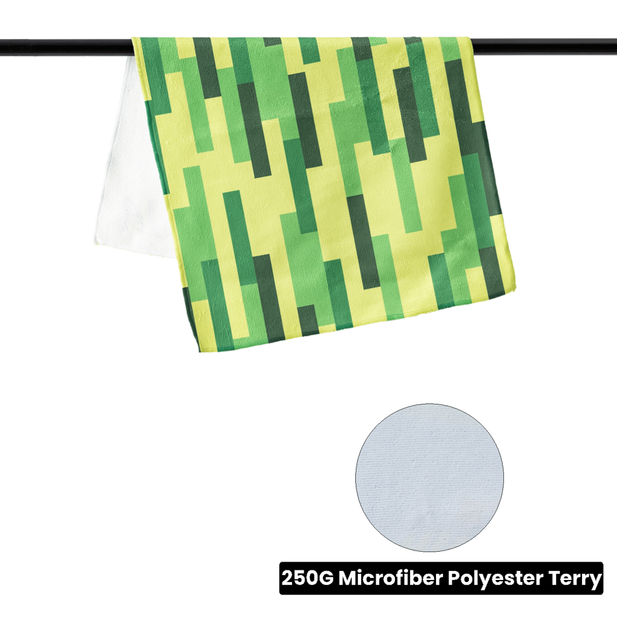 Microfiber Terry Rally Towel with Polyester Terry Loops