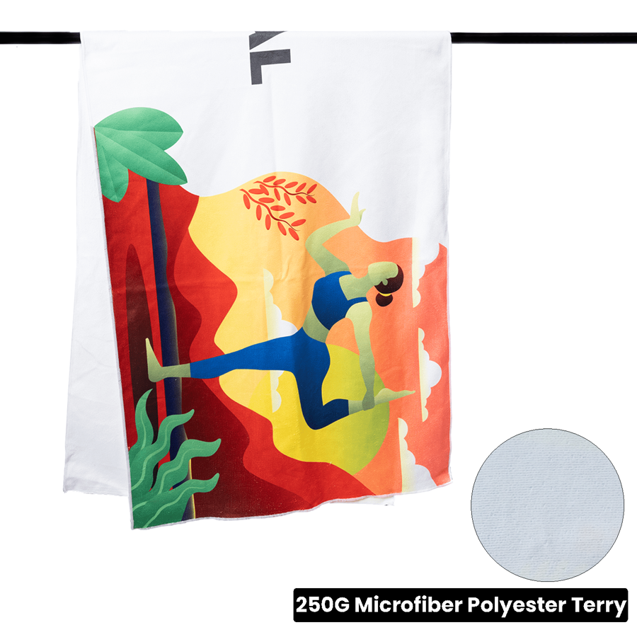 Microfiber Terry Yoga Mat Towel - 24" x 68"