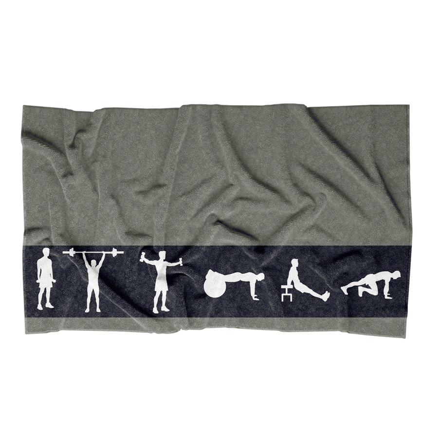 Sublimated Microfiber Golf Towel with Grommet & Carabiner