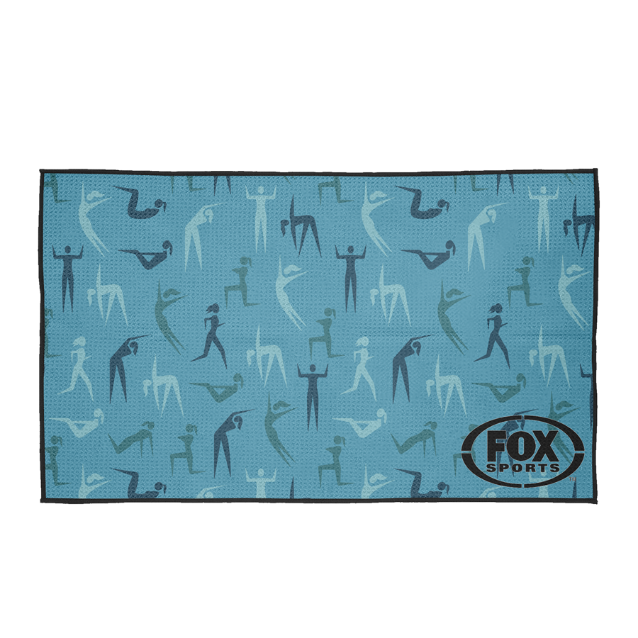 Oversized Waffle Microfiber Golf Towel with Grommet & Carabiner