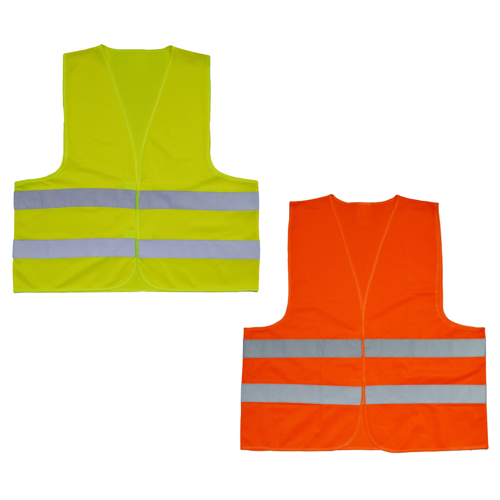 VISIPRO Unisex Hook & Loop Reflective Safety Vest with Bands