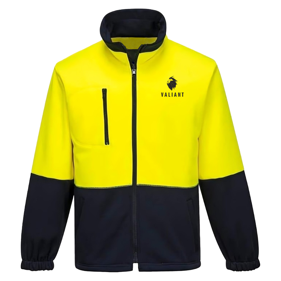 VISIPRO Non ANSI Colorblock Safety Jacket - 280G Softshell