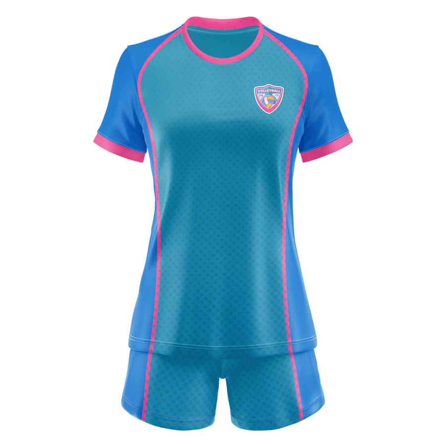 Women's Premium Sublimation Volleyball Set - Poly Interlock