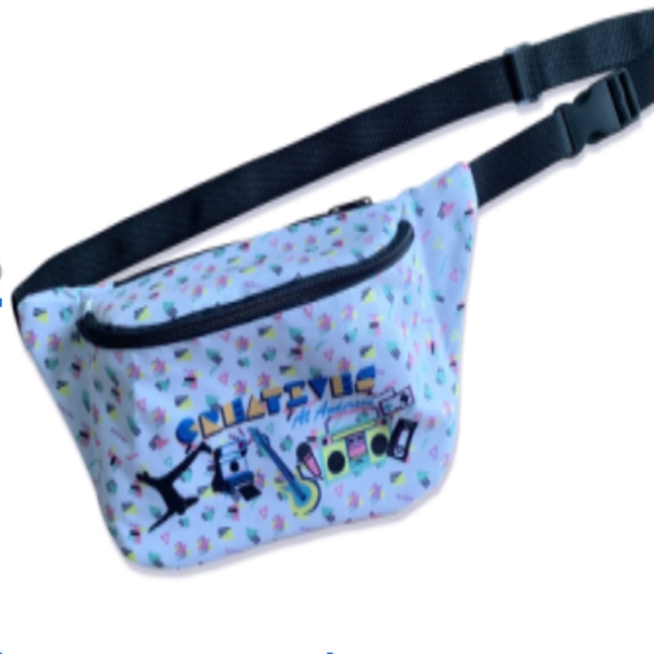 RPET Sublimation Waist Bag - Style 1 w/ 1 Zipper - 600D