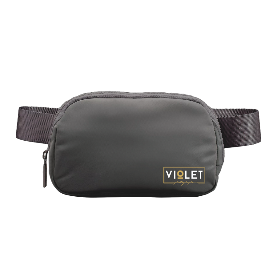Simply Styled Nylon Waist Bag w/ Zip w/ Custom Logo