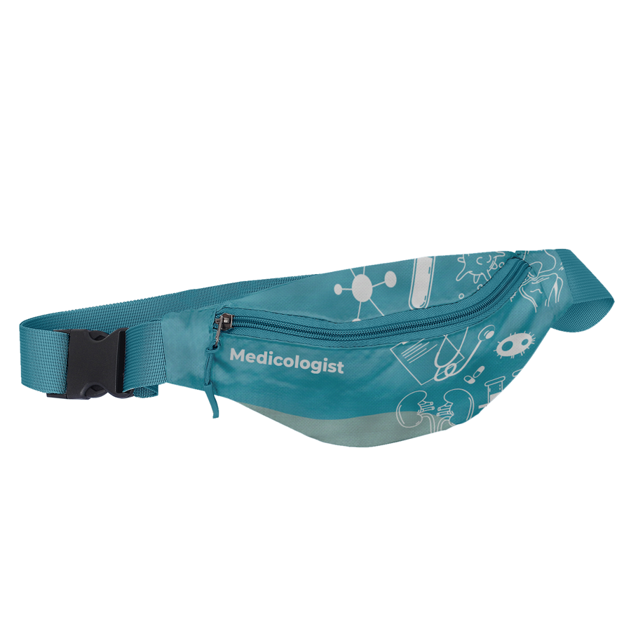 Sublimation Waist Bag w/ 1 Pocket 11x3x5 in